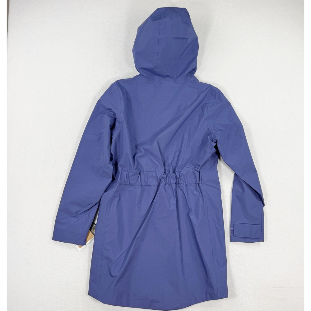 The North‎ Face City Breeze Rain Parka Ii Size S Womens Cave Blue NEW - Picture 4 of 9